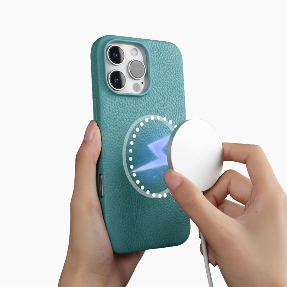 RENZO iPhone MagSafe Läderfodral Torkos