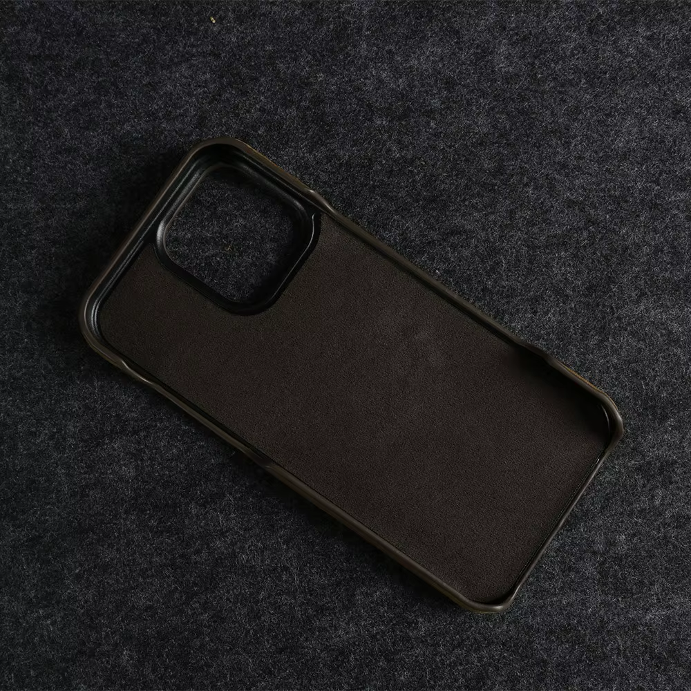 BRAVIO Läderfodral Orange-brun