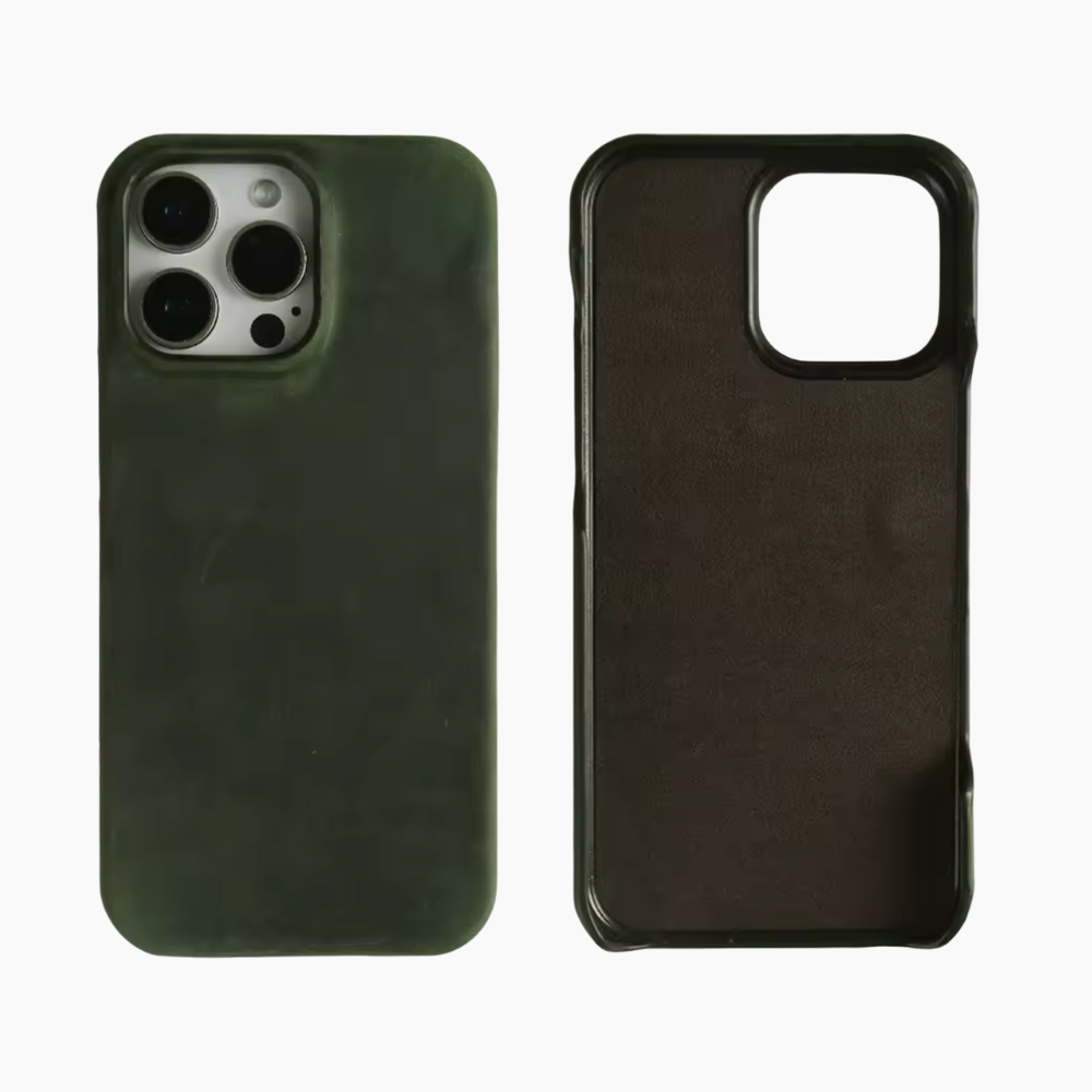 TOSCANO Läderfodral Mörkgrön